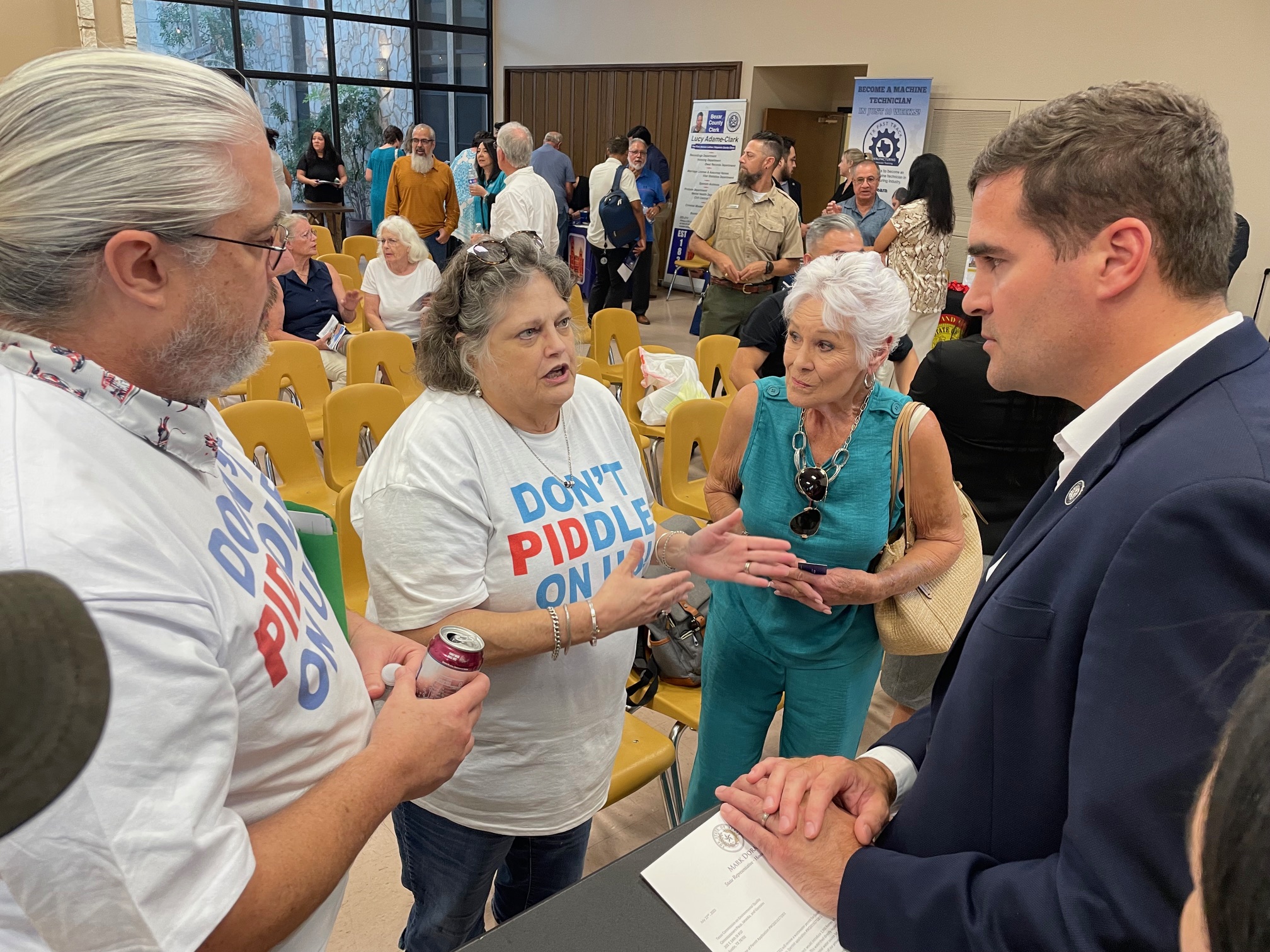 Residents show in force at county Budget Town Hall in Helotes to oppose PID measure for Guajolote Ranch